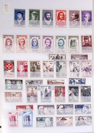 1933-1992, Collection de France neuve, normalement