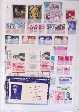1933-1992, Collection de France neuve, normalement