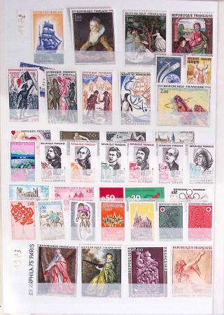 1933-1992, Collection de France neuve, normalement