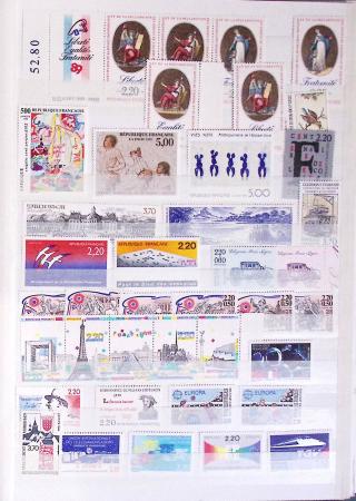1933-1992, Collection de France neuve, normalement