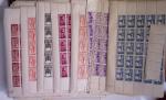 1944-1946, Stock de France en feuille entière/fragment