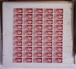 1944-1946, Stock de France en feuille entière/fragment