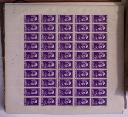 1944-1946, Stock de France en feuille entière/fragment