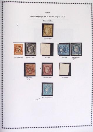 1940-1975, Lot de France avec plusieurs collections
