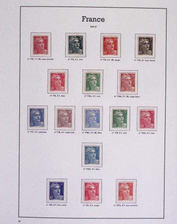 1940-1975, Lot de France avec plusieurs collections