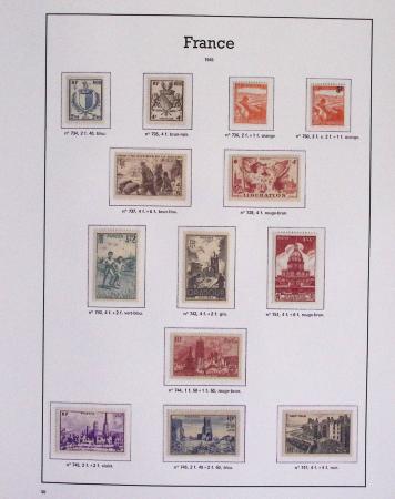 1940-1975, Lot de France avec plusieurs collections