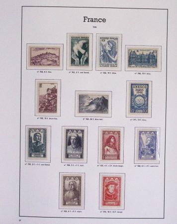 1940-1975, Lot de France avec plusieurs collections