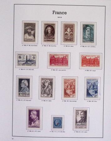 1940-1975, Lot de France avec plusieurs collections