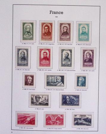 1940-1975, Lot de France avec plusieurs collections