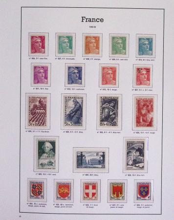 1940-1975, Lot de France avec plusieurs collections