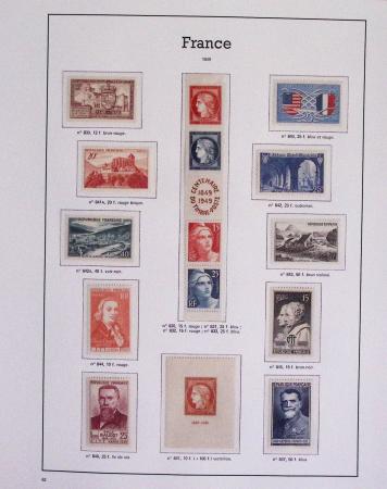 1940-1975, Lot de France avec plusieurs collections