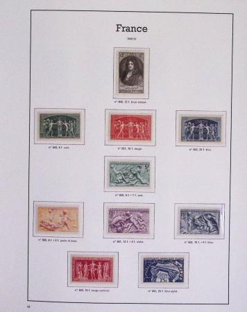 1940-1975, Lot de France avec plusieurs collections