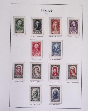 1940-1975, Lot de France avec plusieurs collections