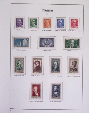 1940-1975, Lot de France avec plusieurs collections