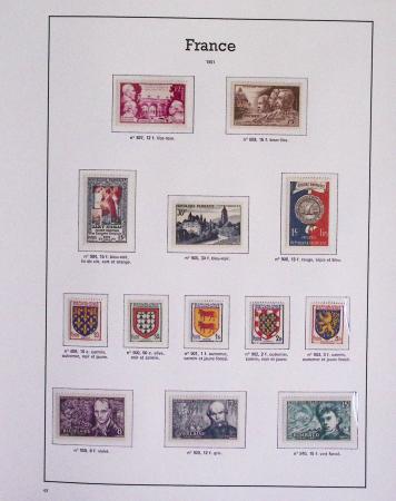 1940-1975, Lot de France avec plusieurs collections