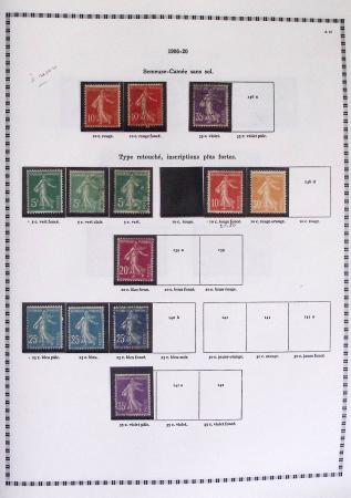 1940-1975, Lot de France avec plusieurs collections