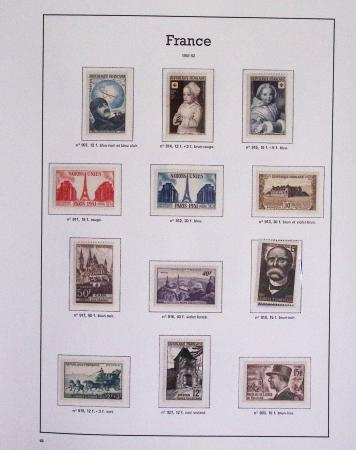 1940-1975, Lot de France avec plusieurs collections
