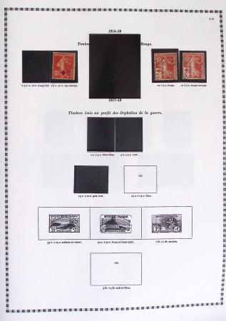 1940-1975, Lot de France avec plusieurs collections