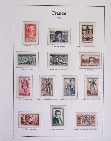 1940-1975, Lot de France avec plusieurs collections