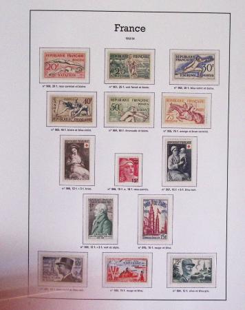 1940-1975, Lot de France avec plusieurs collections