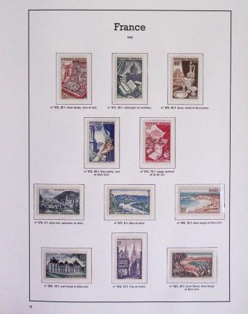 1940-1975, Lot de France avec plusieurs collections