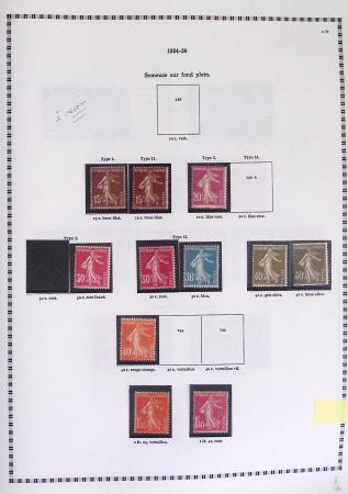 1940-1975, Lot de France avec plusieurs collections