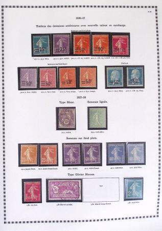 1940-1975, Lot de France avec plusieurs collections