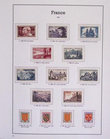 1940-1975, Lot de France avec plusieurs collections