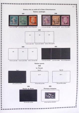 1940-1975, Lot de France avec plusieurs collections