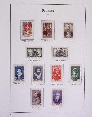1940-1975, Lot de France avec plusieurs collections