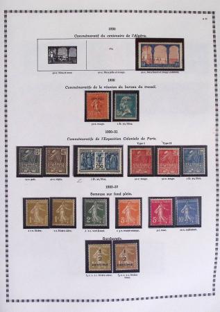 1940-1975, Lot de France avec plusieurs collections
