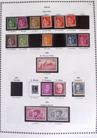 1940-1975, Lot de France avec plusieurs collections