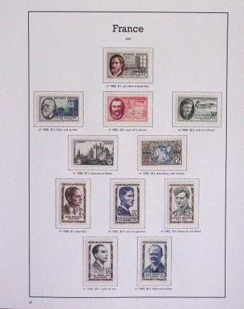 1940-1975, Lot de France avec plusieurs collections