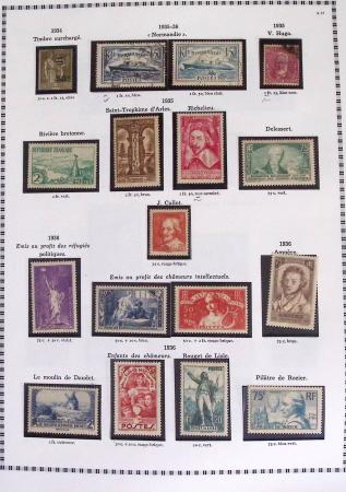 1940-1975, Lot de France avec plusieurs collections
