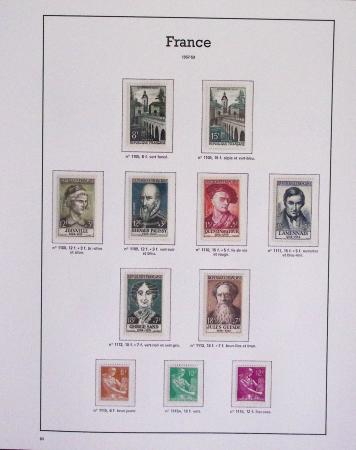 1940-1975, Lot de France avec plusieurs collections