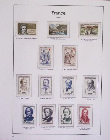 1940-1975, Lot de France avec plusieurs collections