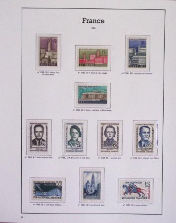 1940-1975, Lot de France avec plusieurs collections