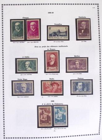 1940-1975, Lot de France avec plusieurs collections