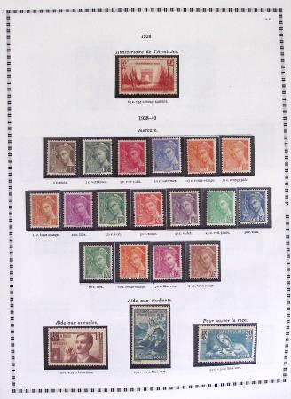 1940-1975, Lot de France avec plusieurs collections