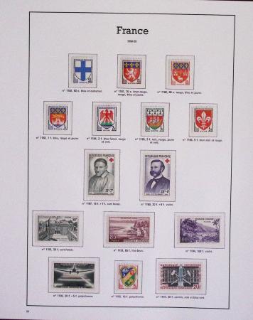 1940-1975, Lot de France avec plusieurs collections