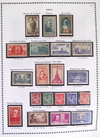 1940-1975, Lot de France avec plusieurs collections