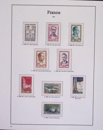 1940-1975, Lot de France avec plusieurs collections