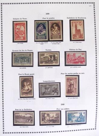 1940-1975, Lot de France avec plusieurs collections