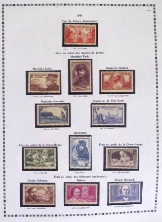 1940-1975, Lot de France avec plusieurs collections