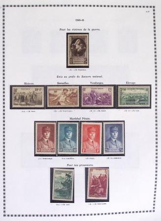 1940-1975, Lot de France avec plusieurs collections
