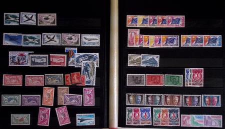 1940-1975, Lot de France avec plusieurs collections