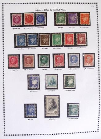 1940-1975, Lot de France avec plusieurs collections