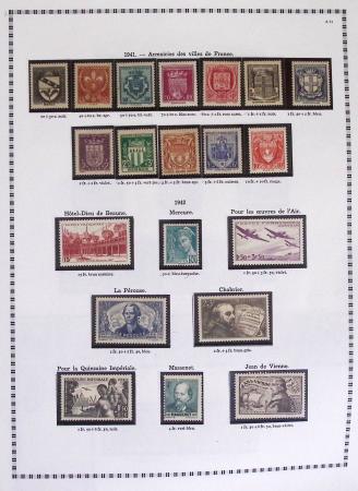 1940-1975, Lot de France avec plusieurs collections