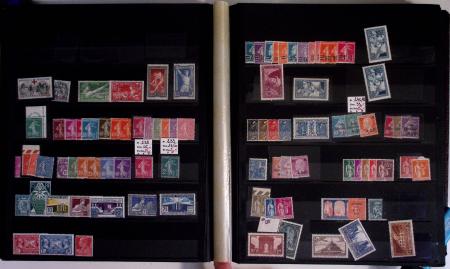 1940-1975, Lot de France avec plusieurs collections