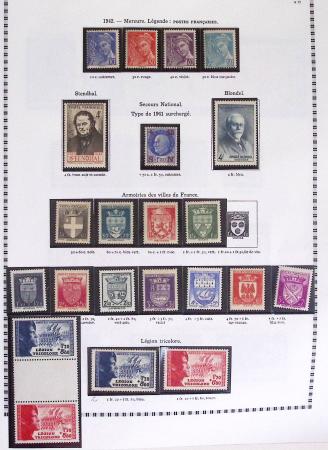 1940-1975, Lot de France avec plusieurs collections